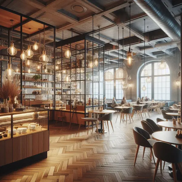 Cafetería acogedora